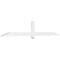 Ekena Millwork Eugene Architectural Grade PVC Gable Bracket, 96"W x 16"H x 2"D x 4"F, 4/12 Pitch GBP096X16X0204EUG00 - alternate 1